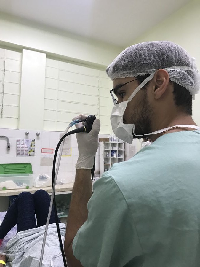 Broncoscopia com biópsia para nódulo pulmonar